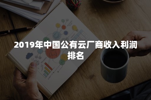 2019年中国公有云厂商收入利润排名