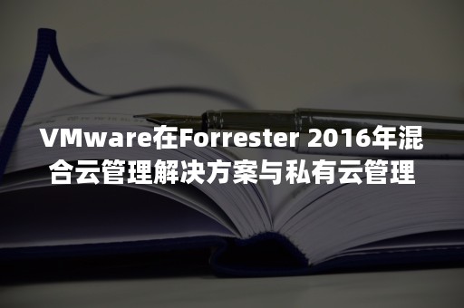 VMware在Forrester 2016年混合云管理解决方案与私有云管理套件报告中被评为行业领导者