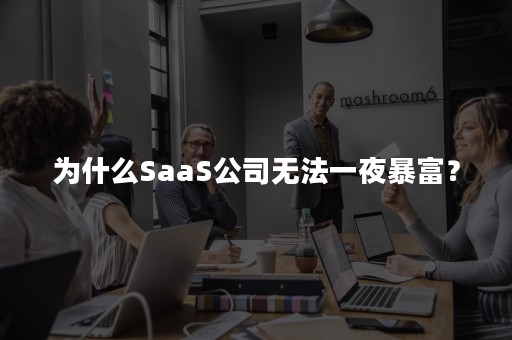 为什么SaaS公司无法一夜暴富？