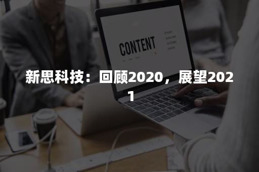 新思科技：回顾2020，展望2021