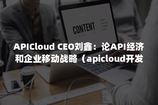 APICloud CEO刘鑫：论API经济和企业移动战略（apicloud开发app）