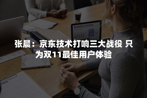 张晨：京东技术打响三大战役 只为双11最佳用户体验