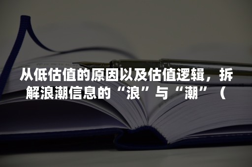 从低估值的原因以及估值逻辑，拆解浪潮信息的“浪”与“潮”（浪潮信息的投资价值）