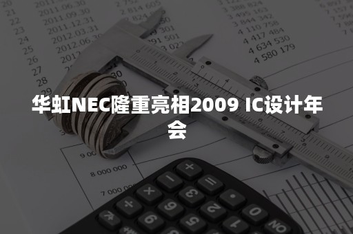 华虹NEC隆重亮相2009 IC设计年会