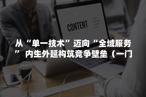 从“单一技术”迈向“全域服务” 内生外延构筑竞争壁垒（一门式服务平台建设）