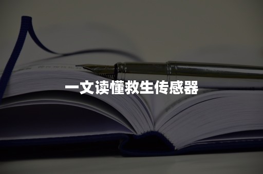 一文读懂救生传感器