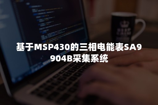 基于MSP430的三相电能表SA9904B采集系统