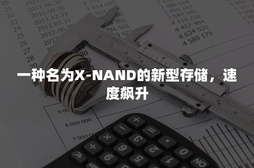 一种名为X-NAND的新型存储，速度飙升