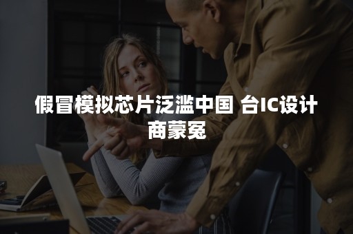 假冒模拟芯片泛滥中国 台IC设计商蒙冤