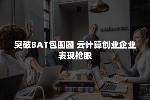 突破BAT包围圈 云计算创业企业表现抢眼