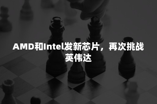 AMD和Intel发新芯片，再次挑战英伟达