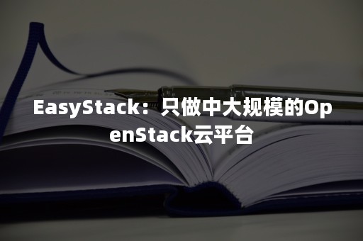 EasyStack：只做中大规模的OpenStack云平台