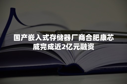 国产嵌入式存储器厂商合肥康芯威完成近2亿元融资