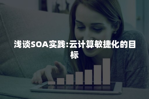 浅谈SOA实践:云计算敏捷化的目标