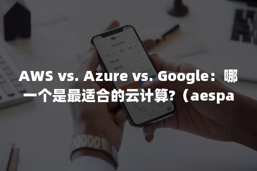 AWS vs. Azure vs. Google：哪一个是最适合的云计算?（aespa）