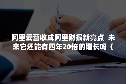 阿里云营收成阿里财报新亮点  未来它还能有四年20倍的增长吗（阿里云营收利润）