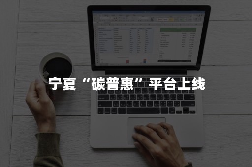 宁夏“碳普惠”平台上线