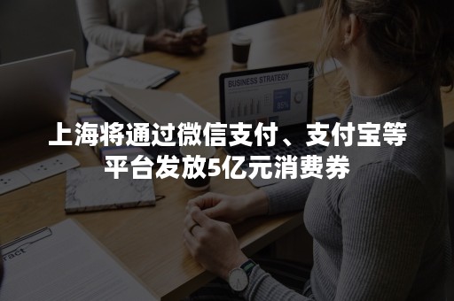 上海将通过微信支付、支付宝等平台发放5亿元消费券