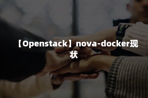 【Openstack】nova-docker现状