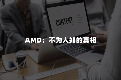 AMD：不为人知的真相