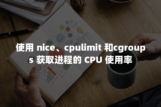 使用 nice、cpulimit 和cgroups 获取进程的 CPU 使用率