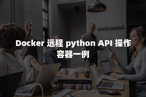 Docker 远程 python API 操作容器一例