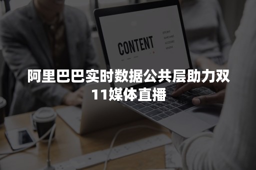 阿里巴巴实时数据公共层助力双11媒体直播