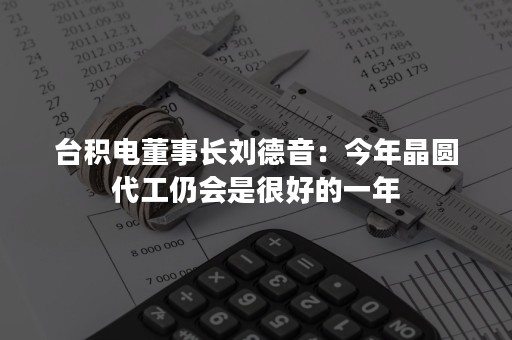 台积电董事长刘德音：今年晶圆代工仍会是很好的一年