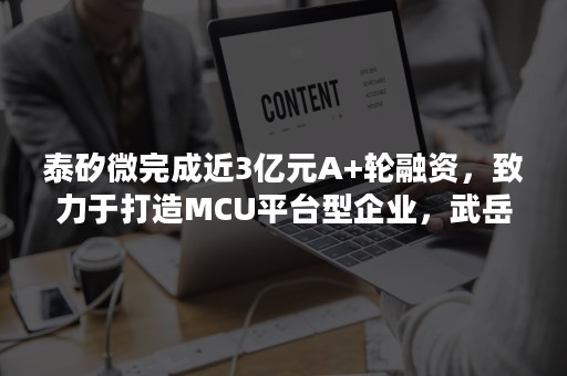 泰矽微完成近3亿元A+轮融资，致力于打造MCU平台型企业，武岳峰领投