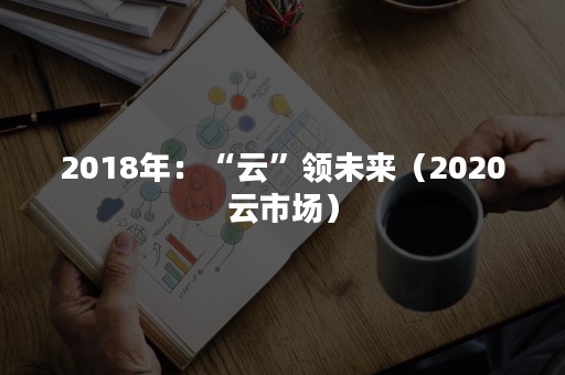 2018年：“云”领未来（2020云市场）