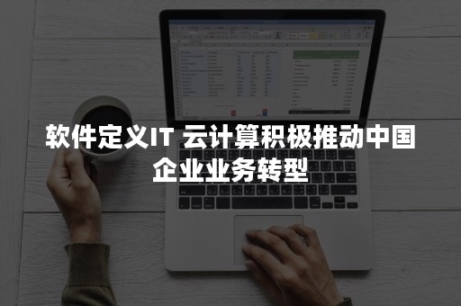 软件定义IT 云计算积极推动中国企业业务转型