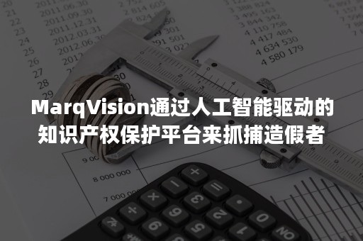 MarqVision通过人工智能驱动的知识产权保护平台来抓捕造假者