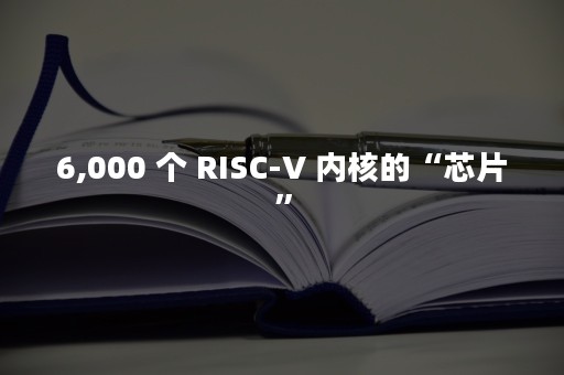 6,000 个 RISC-V 内核的“芯片”