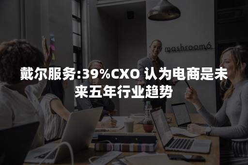 戴尔服务:39%CXO 认为电商是未来五年行业趋势