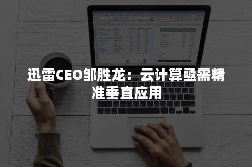 迅雷CEO邹胜龙：云计算亟需精准垂直应用