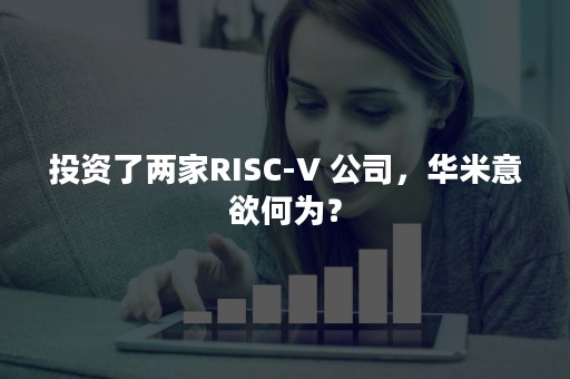 投资了两家RISC-V 公司，华米意欲何为？