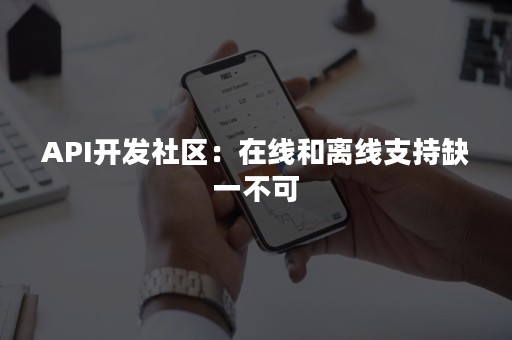 API开发社区：在线和离线支持缺一不可