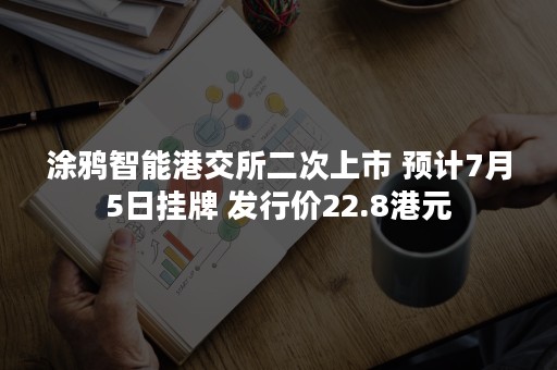 涂鸦智能港交所二次上市 预计7月5日挂牌 发行价22.8港元