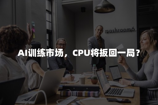 AI训练市场，CPU将扳回一局？