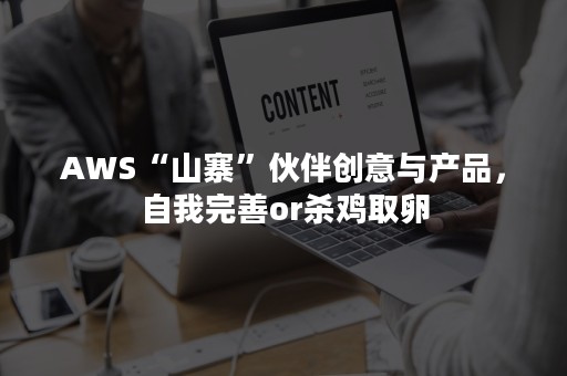 AWS“山寨”伙伴创意与产品，自我完善or杀鸡取卵