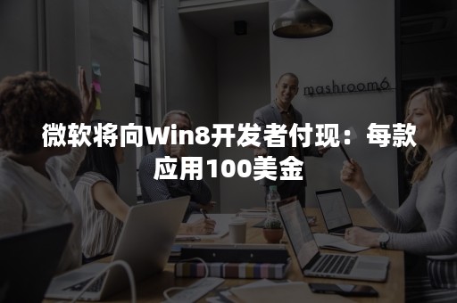 微软将向Win8开发者付现：每款应用100美金