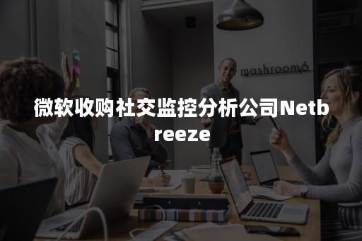 微软收购社交监控分析公司Netbreeze