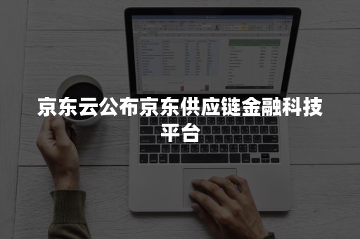 京东云公布京东供应链金融科技平台