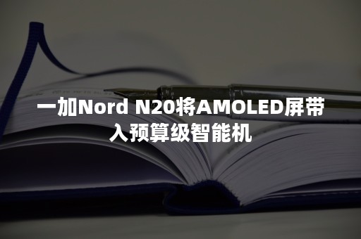 一加Nord N20将AMOLED屏带入预算级智能机