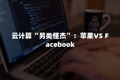 云计算“另类怪杰”：苹果VS Facebook