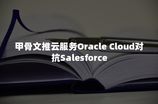 甲骨文推云服务Oracle Cloud对抗Salesforce