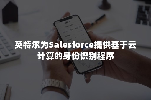 英特尔为Salesforce提供基于云计算的身份识别程序