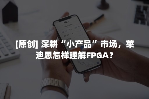 [原创] 深耕“小产品”市场，莱迪思怎样理解FPGA？