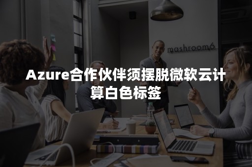 Azure合作伙伴须摆脱微软云计算白色标签