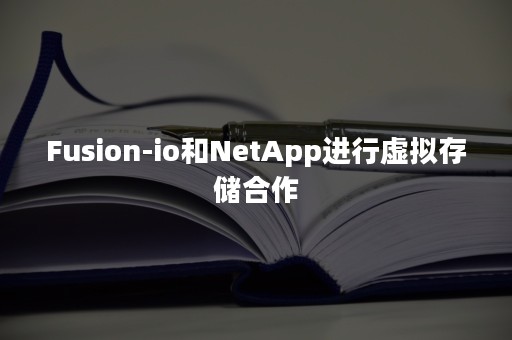 Fusion-io和NetApp进行虚拟存储合作